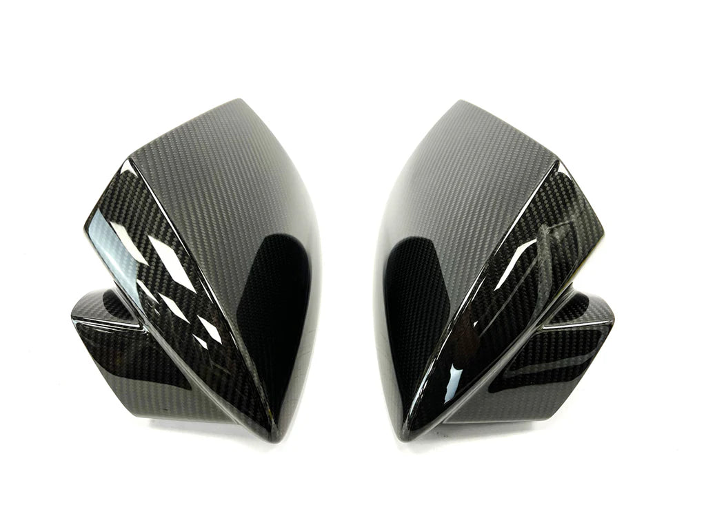 Lamborghini Huracan Shiny Carbon Fiber Mirror Caps